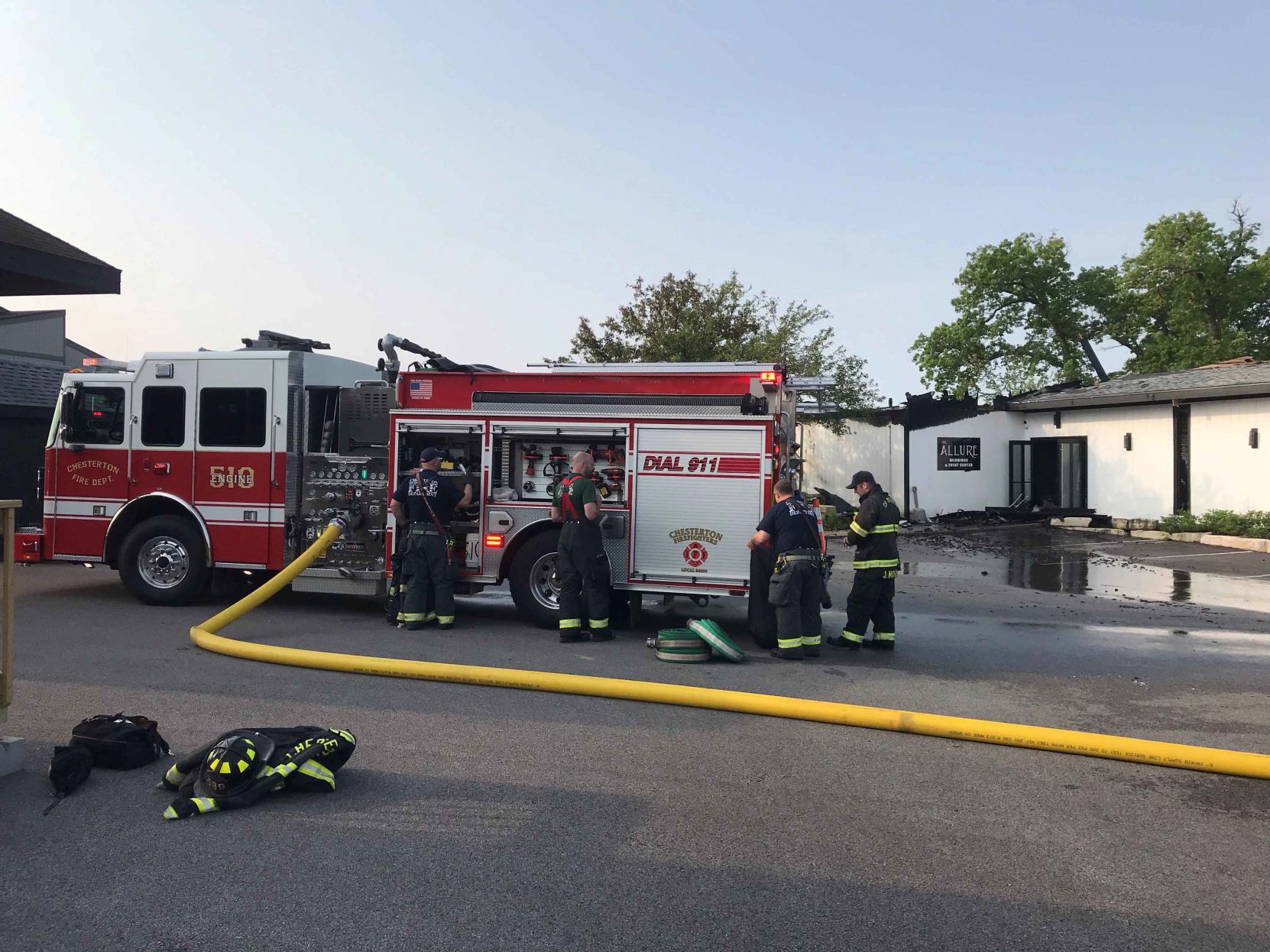 Chesterton banquet hall, wedding venue catches fire early Monday